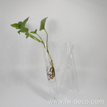 Creative reagent bottle glass vase